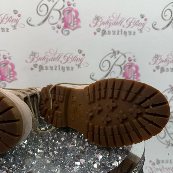 Timberland boots work shoe style beige tan Light Brown Lace-Up Boots - Picture 11 of 11